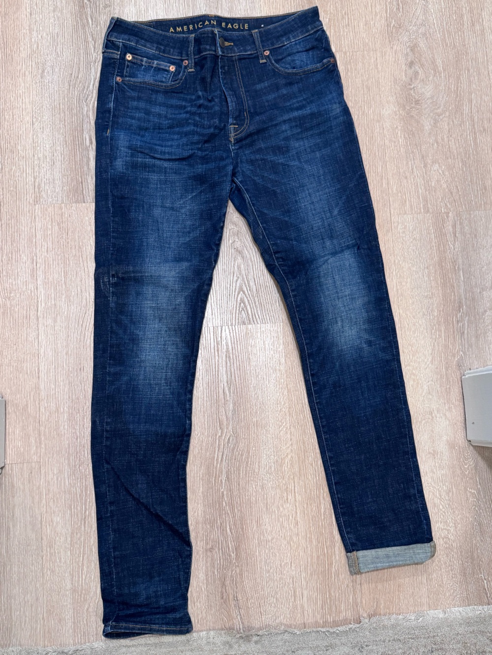 American Eagle Outfitters Dark Indigo Blue Jeans